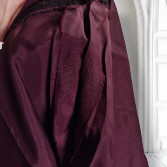 Vintage 70s Lurex Velvet Formal Dress Mock Neck Metallic Boho Holiday 0 - Picture 14 of 16